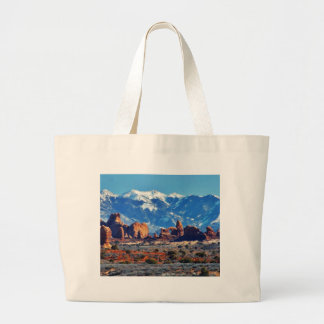 Garden Of Eden At Arches National Park Large Tote Bag