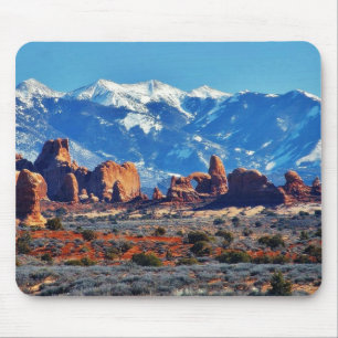 Garden Of Eden At Arches National Park Mouse Mat