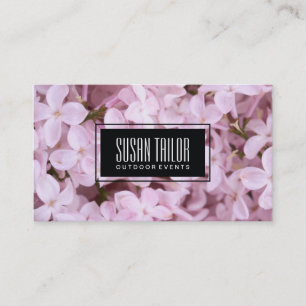Garden of Eden   Exquisite Flowers, Black Frame Business Card