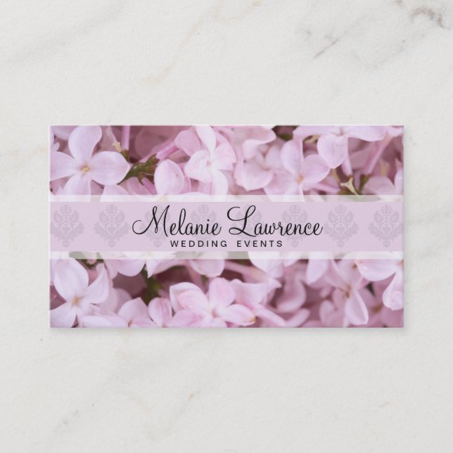 Garden of Eden | Exquisite Flowers II Business Card (Front)