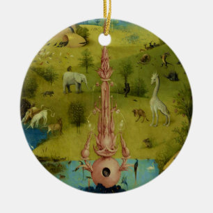 Garden of Eden - Hieronymus Bosch Ceramic Tree Decoration