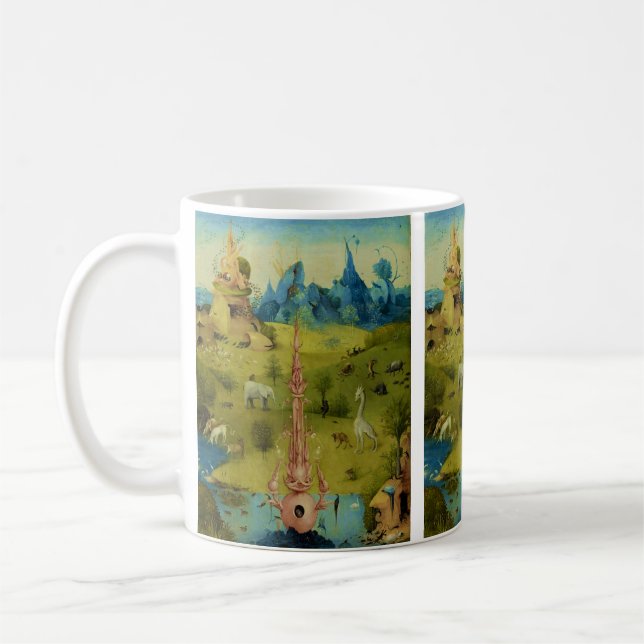 Garden of Eden - Hieronymus Bosch Coffee Mug (Left)