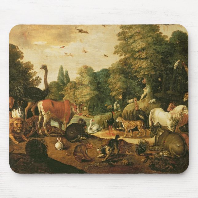 Garden of Eden (oil on canvas) Mouse Mat (Front)