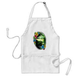 Garden of Eden with Colorful Frame Standard Apron