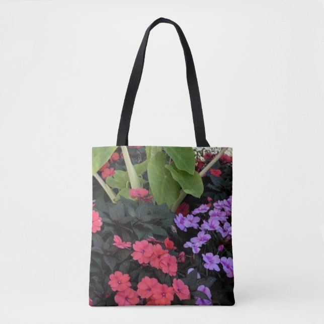 Garden of Flowers Tote Bag (Front)