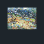 Garden of Gethsemane, Mount of Olives by van Gogh Canvas Print<br><div class="desc">Garden of Gethsemane on the Mount of Olives (1889) by Vincent van Gogh is a vintage fine art post impressionism landscape nature painting featuring a grove of olive trees. Gethsemane is a garden at the foot of the Mount of Olives in Jerusalem, most famous as the place where Jesus and...</div>