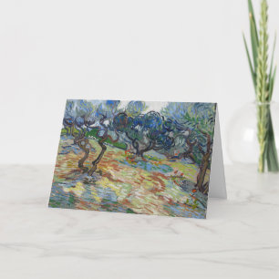 Garden of Gethsemane, Mount of Olives by van Gogh Card