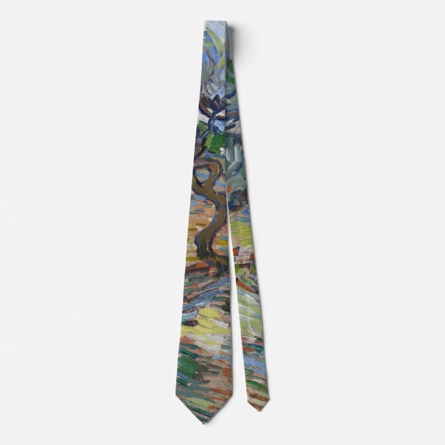 Garden of Gethsemane, Mount of Olives by van Gogh Tie (Front)
