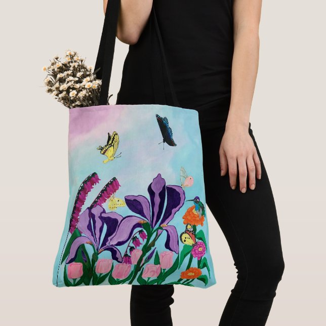 Garden of Heavenly Delights Tote Bag (Close Up)