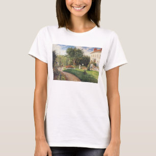Garden of Les Mathurins at Pontoise by Pissarro T-Shirt
