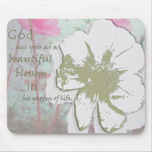"Garden of Life" digital collage Mouse Mat