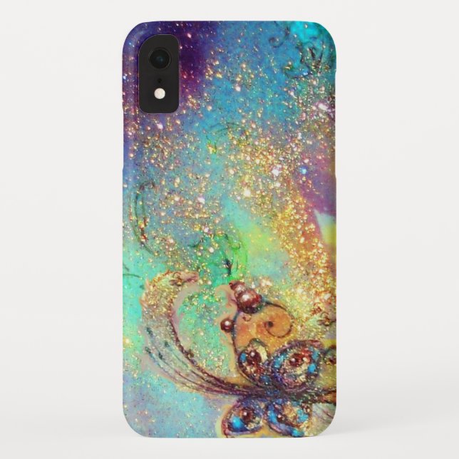 GARDEN OF LOST SHADOWS -MAGIC BUTTERFLY PLANT Blue Case-Mate iPhone Case (Back)