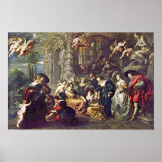 Garden Of Love By Rubens Peter Paul (Best Quality) Poster