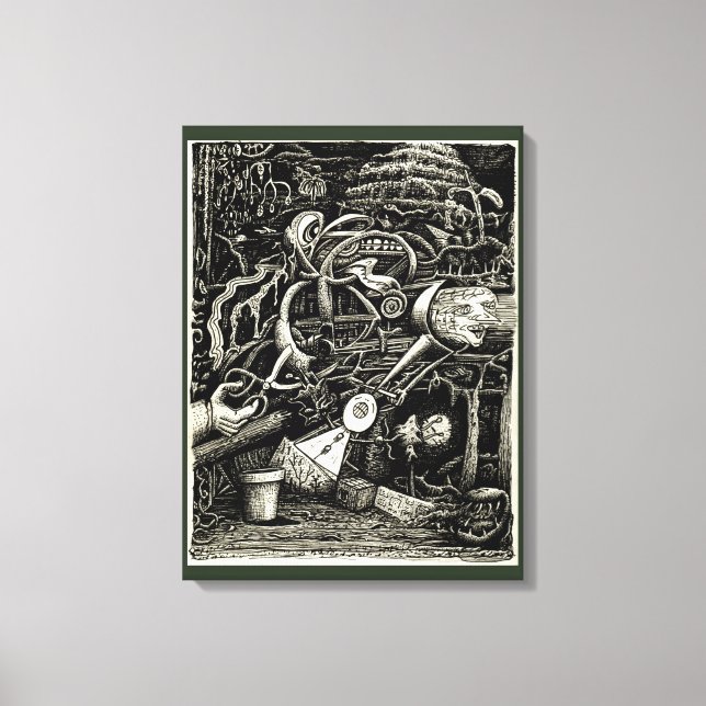 Garden of Madness Canvas Print (Front)