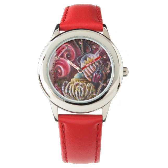 GARDEN OF MELISSA / Magic Flowers With Scarab Watch (Front)