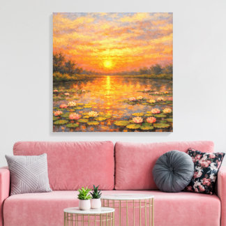 Garden of Mirrors and Sky Canvas Print