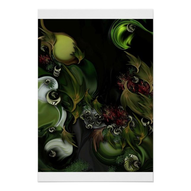 "Garden of Patience" Glossy Poster (Front)