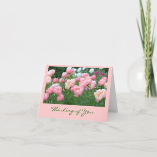 GARDEN OF PINK PEONIES CARD