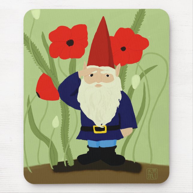 Garden of Remembrance Gnome Mousepad (Front)