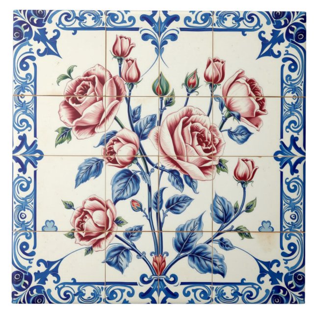 garden of roses tile (Front)
