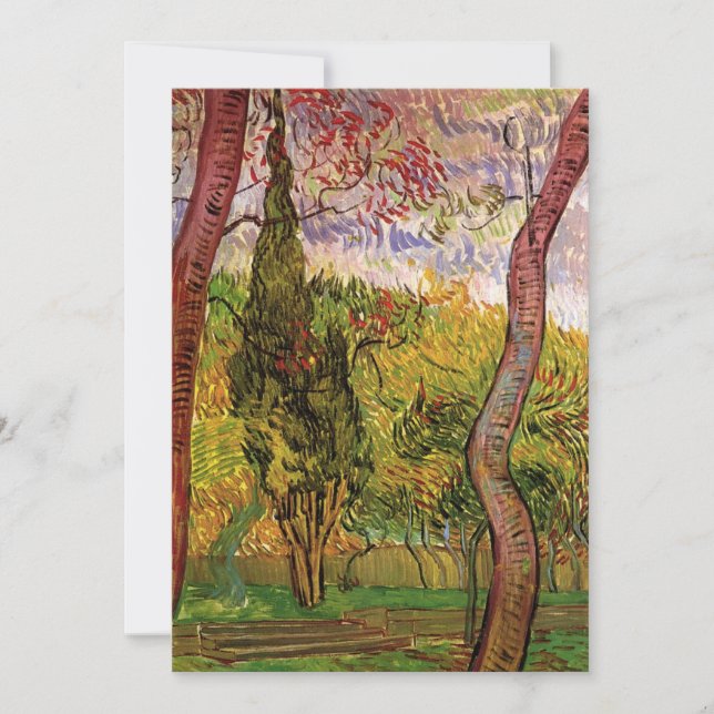 Garden of Saint-Paul Hospital by Vincent van Gogh (Front)