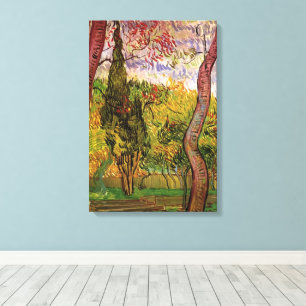 Garden of Saint-Paul Hospital by Vincent van Gogh Canvas Print