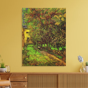 Garden of Saint-Paul Hospital by Vincent van Gogh Canvas Print