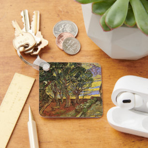 Garden of Saint-Paul Hospital by Vincent van Gogh Key Ring