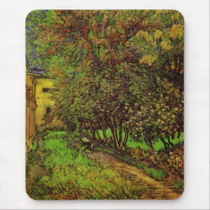 Garden of Saint-Paul Hospital by Vincent van Gogh Mouse Mat