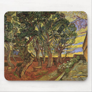 Garden of Saint-Paul Hospital by Vincent van Gogh Mouse Mat