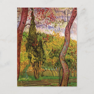 Garden of Saint-Paul Hospital by Vincent van Gogh Postcard