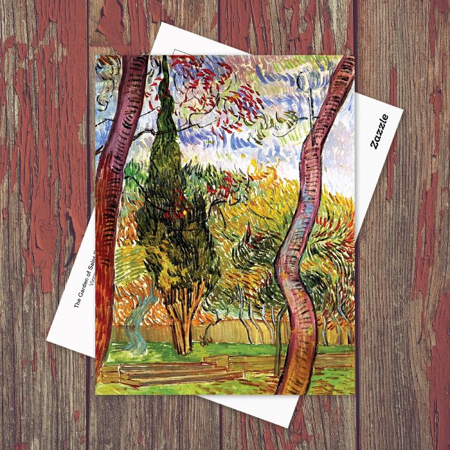 Garden of Saint-Paul Vincent van Gogh Postcard (Creator Uploaded)