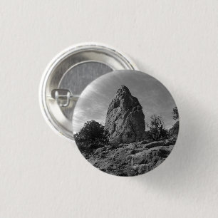 Garden of the Gods Colorado Boulder Photo Pinback 3 Cm Round Badge
