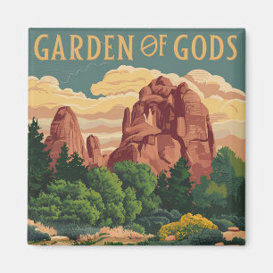 Garden of the Gods Colorado Magnet