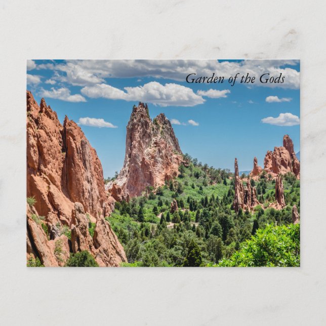 Garden of the Gods Colorado Postcard (Front)