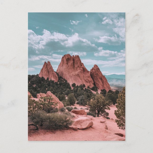 Garden of the Gods Colorado Postcard (Front)