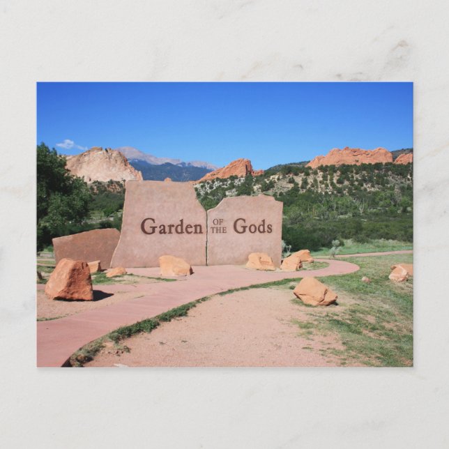 Garden of the Gods - Colorado Postcard (Front)