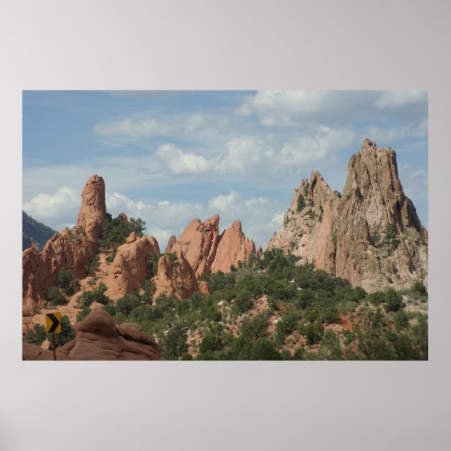 Garden of the gods Colorado Springs, Colorado Poster (Front)