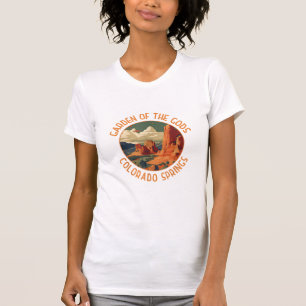 Garden of the Gods Colorado Springs Distressed Cir T-Shirt
