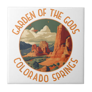 Garden of the Gods Colorado Springs Distressed Cir Tile