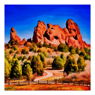 Garden of the Gods Colorado Springs Poster