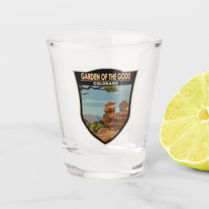 Garden of the Gods Colorado Vintage Shot Glass