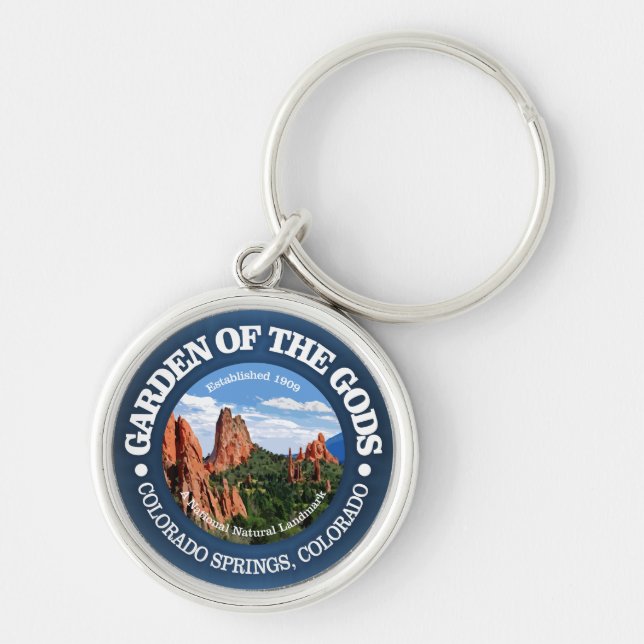 Garden of the Gods Key Ring (Front)