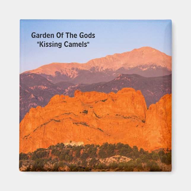 Garden of The Gods "Kissing Camels" Beauty Magnet (Front)