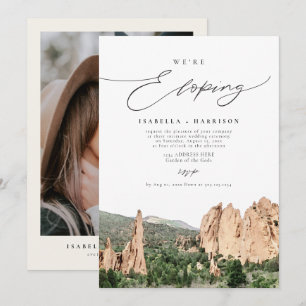 GARDEN OF THE GODS Mountain Elopement Invitation