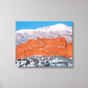 Garden of the Gods Pikes P[eak, Colorado Canvas Print