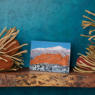 Garden of the Gods Pikes P[eak, Colorado Plaque