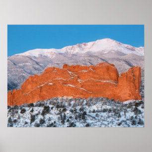 Garden of the Gods   Pikes P[eak, Colorado Poster