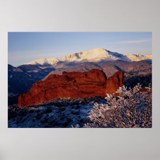 Garden of the Gods sunrise Poster
