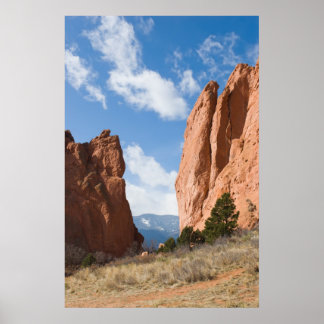 Garden of the Gods Travel Poster